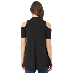 Juniors' IZ Byer Mockneck Cold-Shoulder Top -Teens shop 2839423 ALT3