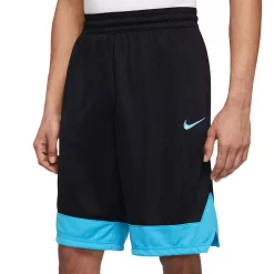 Men's Nike Dri-FIT Icon Basketball Shorts -Teens shop 3698449 Black Baltic Blue