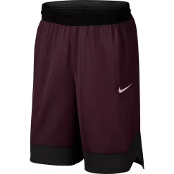 Men's Nike Dri-FIT Icon Basketball Shorts -Teens shop 3698449 Burgundy Crush Black