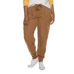 Juniors' Plus Size SO® High Rise Paperbag Jogger Pants 11 Juniors' Plus Size SO® High Rise Paperbag Jogger Pants -Teens shop 3784612 Tan