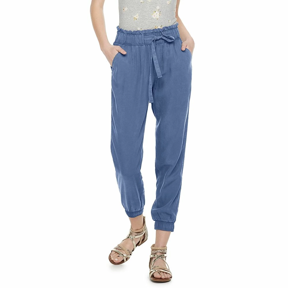 Juniors' SO® High Rise Paperbag Jogger Pants 5 Juniors' SO® High Rise Paperbag Jogger Pants - Image 3