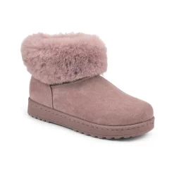 SO® Coatimundi Women's Faux-Fur Winter Boots -Teens shop 4536859 Mauve
