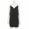 Juniors' Almost Famous Cowlneck Lurex Bodycon Dress