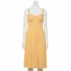 Juniors' Lily Rose Bra Cup Midi Dress with Pockets 1 Juniors' Lily Rose Bra Cup Midi Dress with Pockets -Teens shop 4835163 Yellow Daisy