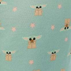 Women's The Mandalorian The Child Long Sleeve Pajama Top & Banded Bottom Pajama Pants Set -Teens shop 4969442 ALT3