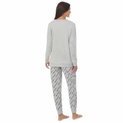 Women's Friends Long Sleeve Pajama Top & Banded Bottom Pajama Pants Set -Teens shop 4969444 ALT