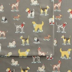 Cuddl Duds® Microfiber Sheet Set with Pillowcases 36 Cuddl Duds® Microfiber Sheet Set with Pillowcases -Teens shop 5035429 Gray Dogs