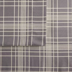 Cuddl Duds® Microfiber Sheet Set with Pillowcases 50 Cuddl Duds® Microfiber Sheet Set with Pillowcases -Teens shop 5035429 Gray Plaid