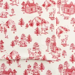 Cuddl Duds® Microfiber Sheet Set with Pillowcases 38 Cuddl Duds® Microfiber Sheet Set with Pillowcases -Teens shop 5035429 Lodge Toile