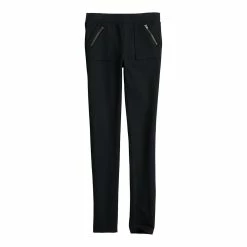 Girls 4-20 SO® Zipper Pocket Ponte Pants in Regular & Plus Size