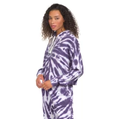 Juniors' Hurley Cropped Boyfriend Hoodie Sweatshirt -Teens shop 5119984 ALT2