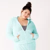 Juniors' Plus Size SO® Cozy Zip Hoodie -Teens shop 5156039 Touch Of Blue