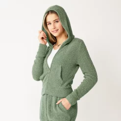 Juniors' SO® Cozy Zip Hoodie -Teens shop 5156164 Galvanized Green