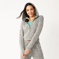 Juniors' SO® Cozy Zip Hoodie -Teens shop 5156164 Grey Haze