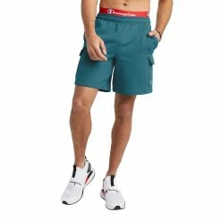 Men's Champion® Powerblend Fleece Cargo Shorts -Teens shop 5164140 ALT2