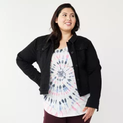 Juniors' Plus Size SO® Denim Jacket