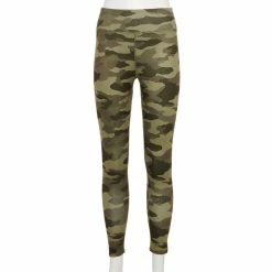 Juniors' SO® Cozy Leggings -Teens shop 5176296 Medium Green Camo