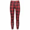 Juniors' SO® Cozy Leggings -Teens shop 5176296 Red Black Plaid