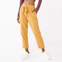 Juniors' SO® Relaxed Ankle Pants -Teens shop 5182082 Warm Ginger