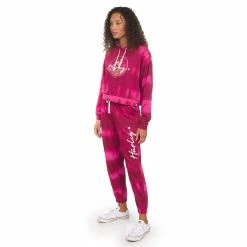 Juniors' Hurley Cropped Boyfriend Hoodie -Teens shop 5190331 ALT6