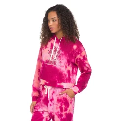 Juniors' Hurley Tie Dye Cropped Boyfriend Hoodie -Teens shop 5190368 ALT2
