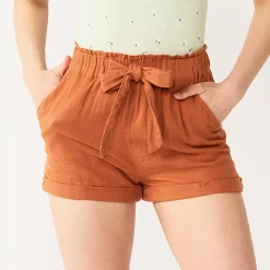 Juniors' SO® Camp Shorts -Teens shop 5198564 Cinnamon Rose