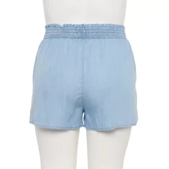 Juniors' Plus Size SO® Smocked Shorts -Teens shop 5198567 ALT