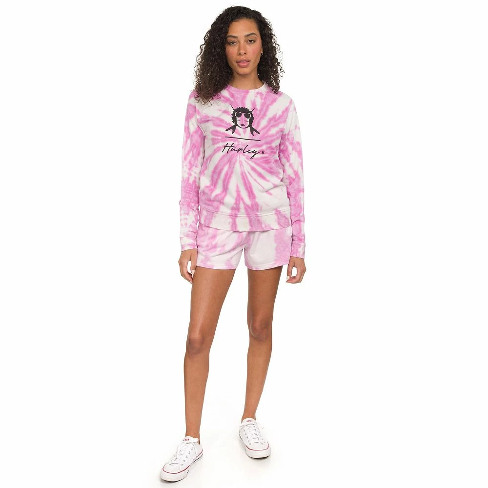 Juniors' Hurley x Black Girls Surf Tie Dye Kona Raglan Pullover 6 Juniors' Hurley x Black Girls Surf Tie Dye Kona Raglan Pullover - Image 4