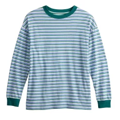 Juniors' SO® Long Sleeve Boyfriend Tee -Teens shop 5242670 ALT5