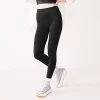 Juniors' SO® Seamless 7/8 Leggings -Teens shop 5246938 Black Luxe