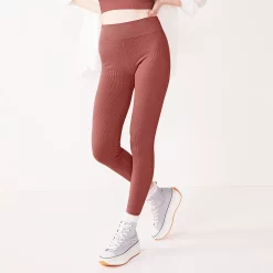Juniors' SO® Seamless 7/8 Leggings -Teens shop 5246938 Inspire Mauve
