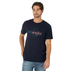 Men's Wrangler Graphic Tee -Teens shop 5263039 Dark Sapphire