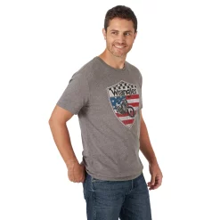 Men's Wrangler Graphic Tee -Teens shop 5263039 Graphite Heather