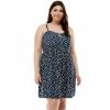 Juniors' Plus Size Lily Rose Keyhole Front Skater Dress