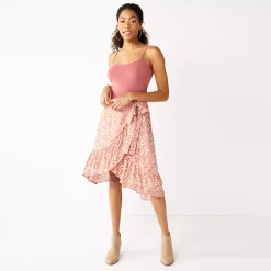Juniors' SO® Wrapped Midi Skirt -Teens shop 5281215 ALT2