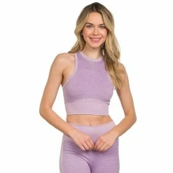 Juniors' Hurley Seamless Tank Top -Teens shop 5282749 Lavender Frost