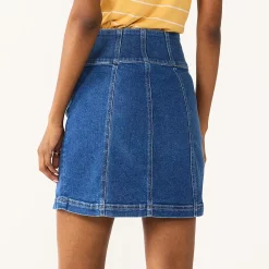 Juniors' SO® High-Rise Side Notch Mini Skirt -Teens shop 5317466 ALT