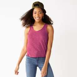 Juniors' SO® Relaxed Scoopneck Tank Top -Teens shop 5473988 Berry Grigio