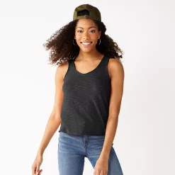 Juniors' SO® Relaxed Scoopneck Tank Top -Teens shop 5473988 Black Luxe