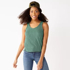 Juniors' SO® Relaxed Scoopneck Tank Top -Teens shop 5473988 Unique Green