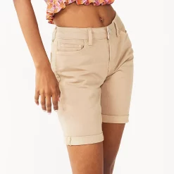 Juniors' SO® Low Rise Bermuda Shorts 12 Juniors' SO® Low Rise Bermuda Shorts -Teens shop 5474915 Khaki