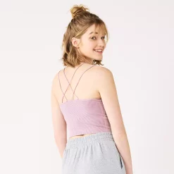 Juniors' SO® Seamless Bungee Strap Cami -Teens shop 5508693 ALT