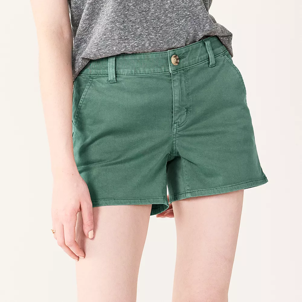 Juniors' SO® Chino Midi Shorts 6 Juniors' SO® Chino Midi Shorts - Image 4