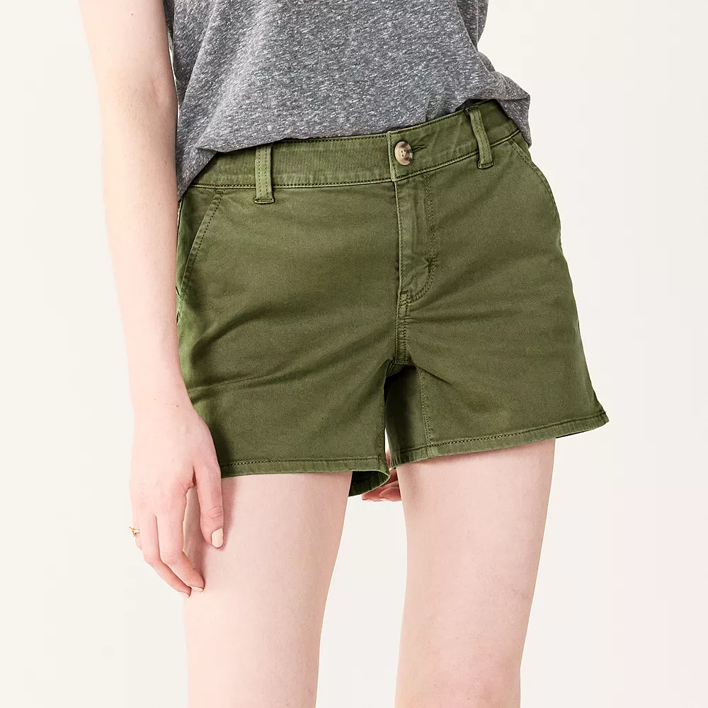 Juniors' SO® Chino Midi Shorts 3 Juniors' SO® Chino Midi Shorts