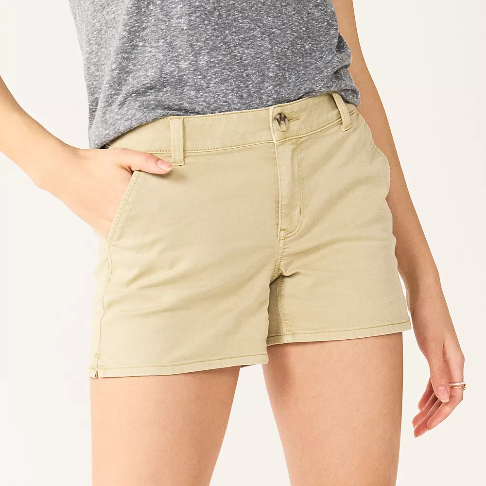 Juniors' SO® Chino Midi Shorts 5 Juniors' SO® Chino Midi Shorts - Image 3