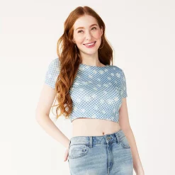 Juniors' SO® Short Sleeve Twist Tee -Teens shop 5512994 ALT2