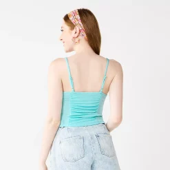 Juniors' SO® Slinky Ruched Cami -Teens shop 5515835 ALT