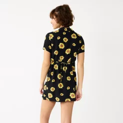 Juniors' SO® Collared Button Front Shirtdress -Teens shop 5517245 ALT