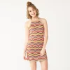 Juniors' SO® Crochet Halter Mini Dress -Teens shop 5521549