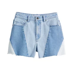 Juniors' SO® High-Rise Three-Tone Shorts -Teens shop 5521558 ALT5